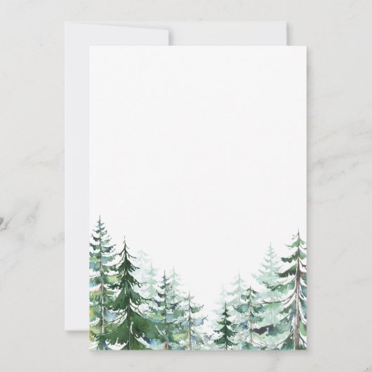 エバーグリーンフォレストクロスボーイファースト聖餐式 招待状 (裏面)