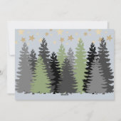 エバーグリーンフォレストファミリーフォトクリスマスカード シーズンカード (裏面)