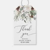 エバーグリーンブライダルシャワーギフトラベル ギフトタグ (正面)