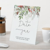 エバーグリーンブライダルシャワー日付jar 台座サイン (インサイチュ)