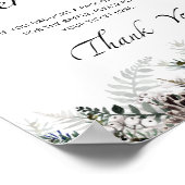 エバーグリーンベイビーシャワーおむつラッフルサイン ポスター (角)