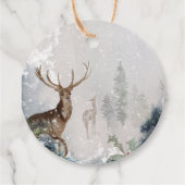 エバーグリーンベビーその冷たい外の赤ちゃんシャワー フェイバータグ (裏面)