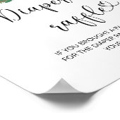 エバーグリーンベビーそれは冷たい外おむつラッフルポー ポスター (角)