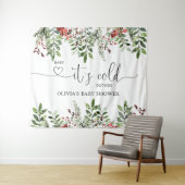 エバーグリーンベビーの外側の寒さ タペストリー (インサイチュ(横))