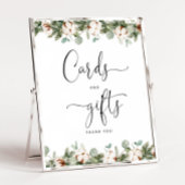 エバーグリーンベビーシャワーカードとギフト ポスター