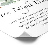 エバーグリーンベビーシャワー深夜おむつゲーム ポスター (角)