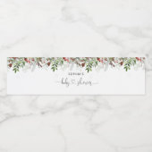 エバーグリーンベビーシャワー ペットボトルラベル (シングルラベル)