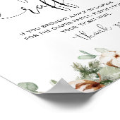 エバーグリーンベビー外のおむつラッフル冷たい ポスター (角)