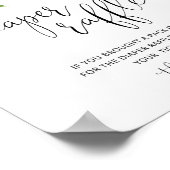 エバーグリーンベビー外のおむつラッフル冷たい ポスター (角)