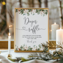 エバーグリーンベビー外のおむつラッフル冷たい ポスター