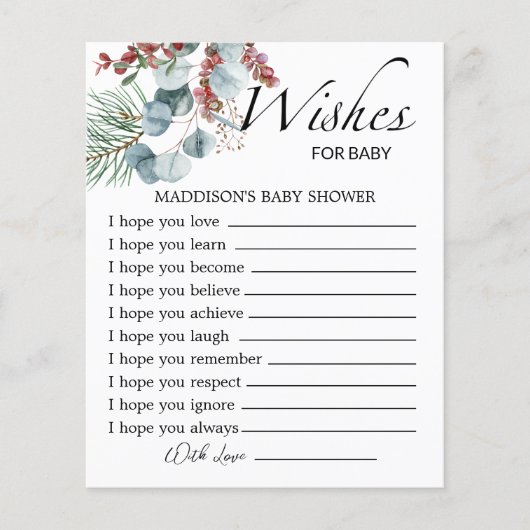 エバーグリーンベビー外のベビーを望む寒さ (正面)