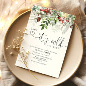 エバーグリーンベビー外の赤ちゃんシャワーが冷たい 招待状