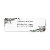 エバーグリーンベビー外の赤ちゃんシャワーラベルが冷たい ラベル (正面)