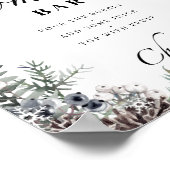 エバーグリーンベビーMom-osaバー外は寒い ポスター (角)