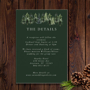 エバーグリーンマウンテングレンホワイトグリーンブラック エンクロージャーカード