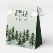 エバーグリーンマウンテンフォレストグリーンホワイトブラック フェイバーボックス (裏面サイド)