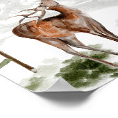 エバーグリーンマウンテン結婚フォレストの座席表 ポスター (角)