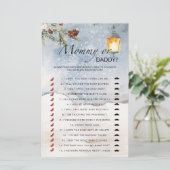 エバーグリーンママまたはパパ赤ちゃんシャワーゲーム (スタンド正面)