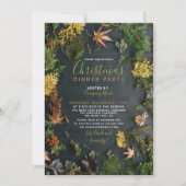 エバーグリーンモダンリーホリデーパーティー招待状 招待状 (正面)