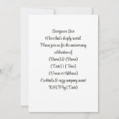 エバーグリーンラブ | 野生の恵み 招待状 (裏面)