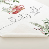 エバーグリーン居心地の良いベビーは外の寒さ シェルパブランケット (3/4)