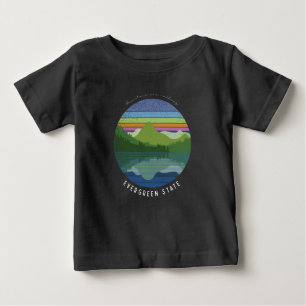 エバーグリーン州 ベビーTシャツ