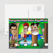 エバーグリーン州GOP ポストカード (正面/裏面)