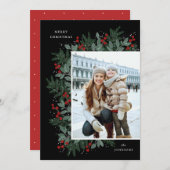 エバーグリーン応援クリスマスフラットフォトカード (正面/裏面)