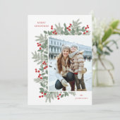 エバーグリーン応援クリスマスフラットフォトカード (スタンド正面)