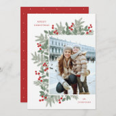 エバーグリーン応援クリスマスフラットフォトカード (正面/裏面)