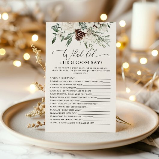 エバーグリーン新郎は何と言ったブライダルシャワー