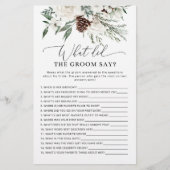 エバーグリーン新郎は何と言ったブライダルシャワー (正面)