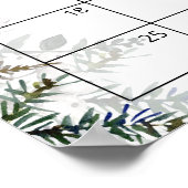 エバーグリーン期日カレンダーを推測する ポスター (角)