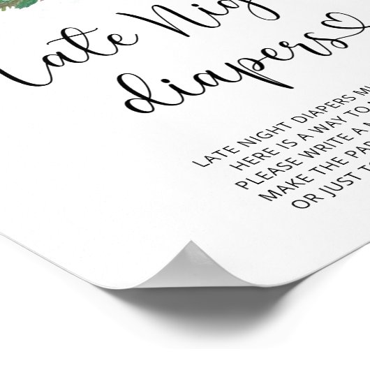 エバーグリーン深夜おむつゲーム ポスター (角)