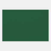 エバーグリーン無地のカラー ラッピングペーパーシート (正面)