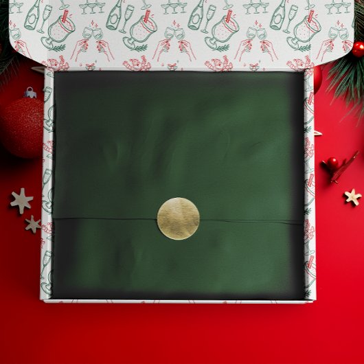 エバーグリーン無地のカラー 薄葉紙