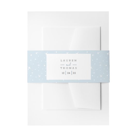 エバーグリーン素朴ウォータ結婚ー・ツリー 招待状ベリーバンド (正面例)