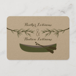 エバーグリーン結婚ブランチ+カヌーのR.S.V.P. 出欠カード