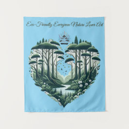 エバーグリーン自然ラバーアート タペストリー