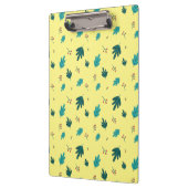 エバーグリーン葉ツリーズ&レッドホリーベリー クリップボード (左)