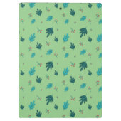 エバーグリーン葉ツリーズ&レッドホリーベリー クリップボード (裏面)