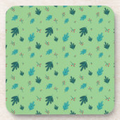 エバーグリーン葉ツリーズ&レッドホリーベリー コースター (正面)