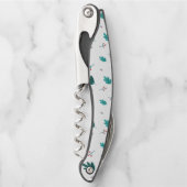 エバーグリーン葉ツリーズ&レッドホリーベリー ソムリエナイフ (正面)