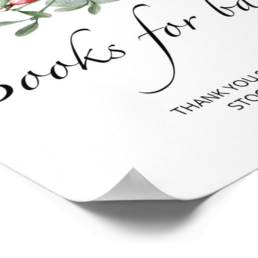 エバーグリーン赤ちゃんシャワーベビー ポスター (角)