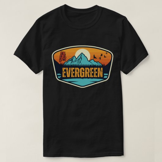 エバーグリーン (アラバマ州) Tシャツ (デザイン正面)