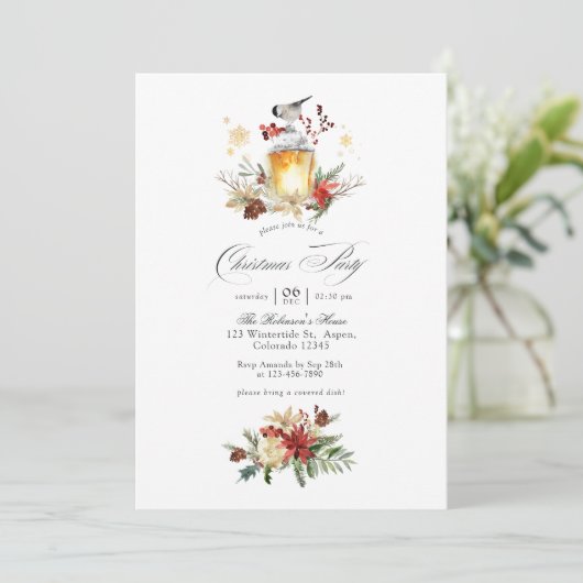 エバーグリーン – ウィンタータイドウッドランドクリスマスパーティー 招待状 (スタンド正面)