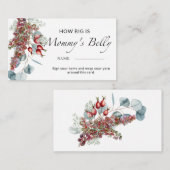 エバーグリーン、ママの腹の大きさ エンクロージャーカード (正面/裏面)