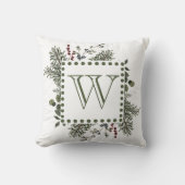 エバーグリーン モノグラム クッション (正面)