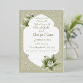 エバーグリーン・ラブ：永遠のお祝い 箔招待状 (立ち正面)