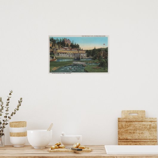 エバーグリーン, CO – トラウトデールホテルベアークリーク ポスター (キッチン)